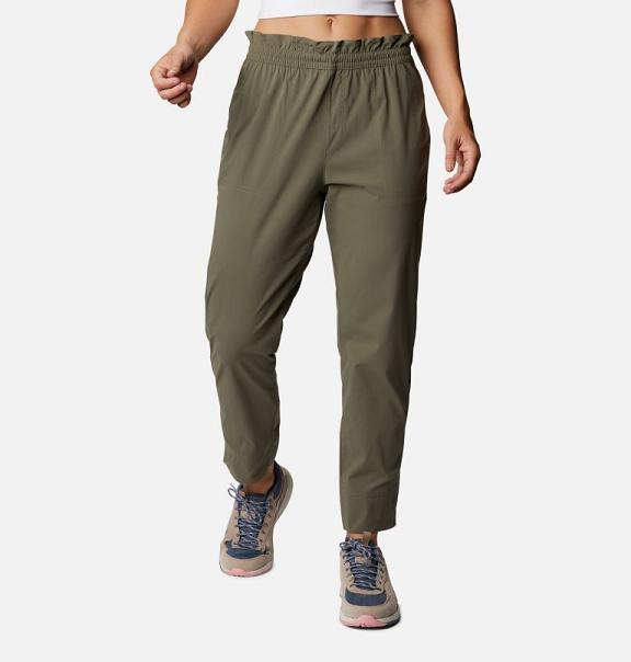 Columbia Uptown Crest Trail Pants Green For Women's NZ25390 New Zealand